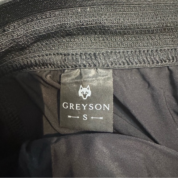 Greyson Running Wolf Shorts in Maltese Blue - Picture 5 of 5